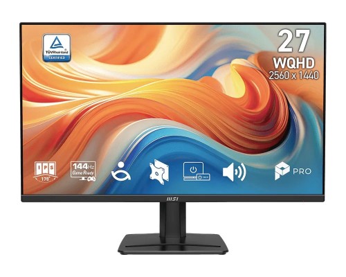 MSI PRO MP275QDE E14 monitor komputerowy 68,6 cm (27") 2560 x 1440 px Wide Quad HD LED Czarny