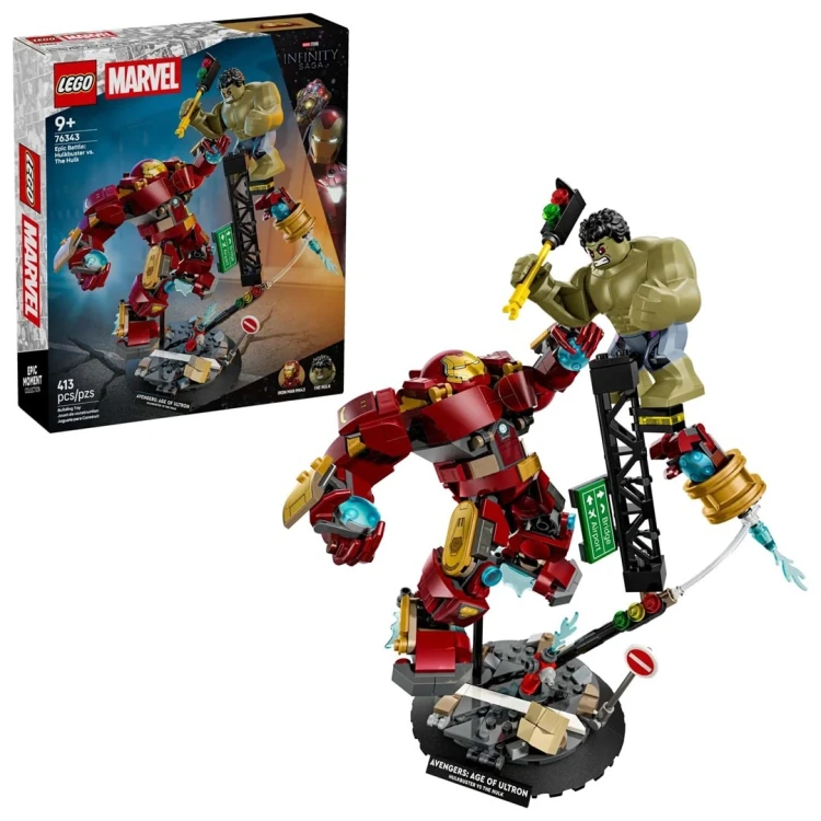 LEGO Marvel Super Heroes 76343 - Epicka bitwa: Hulkbuster kontra Hulk