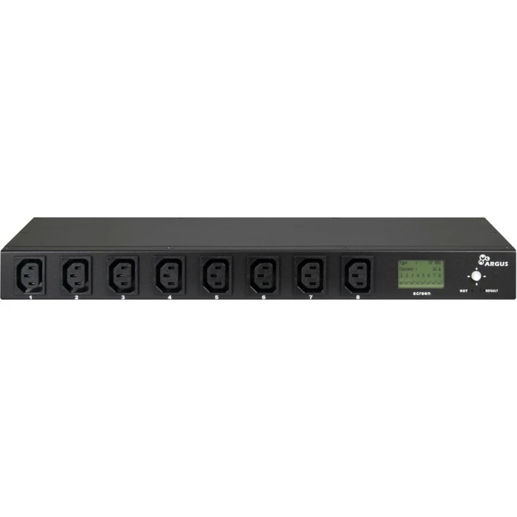 Inter-Tech PDU SA-0816 rozdzielacz zasilania PDU 8 x gniazdo sieciowe Czarny