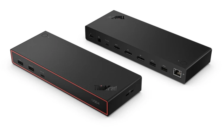 Lenovo ThinkPad USB4 Dock 5000 (with 135W Adapter) Przewodowa Czarny
