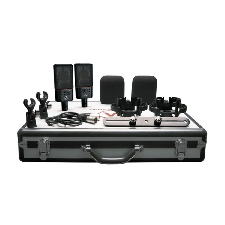 Austrian Audio OC818 Black Dual Set Plus - Zestaw dwóch wielkomembranowych mikrofonów pojemnościowych