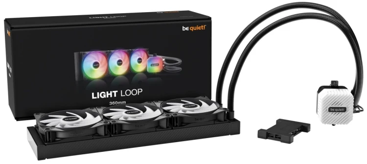 be quiet! LIGHT LOOP 360mm Black Procesor Chłodnica cieczy all-in-one 12 cm Czarny 1 szt.