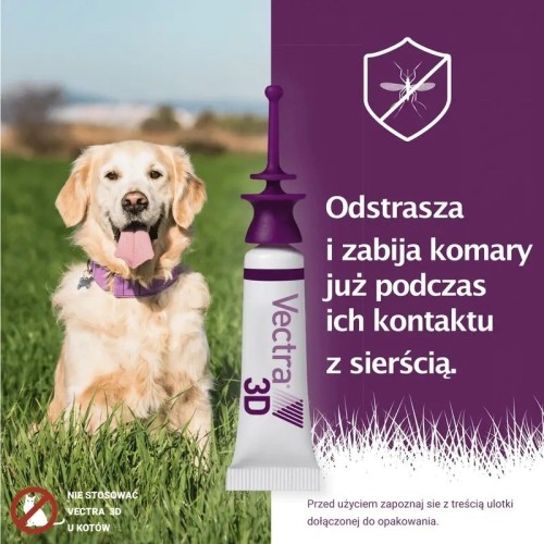Ceva Vectra 3D dla psów powyżej 40kg pipety 3szt