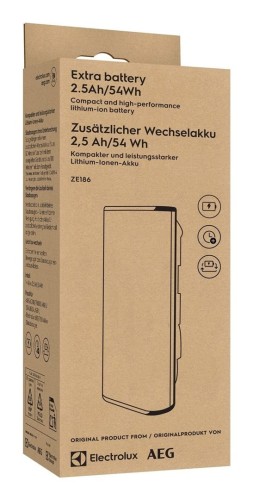 AEG ZE186 Bateria Pionowy odkurzacz