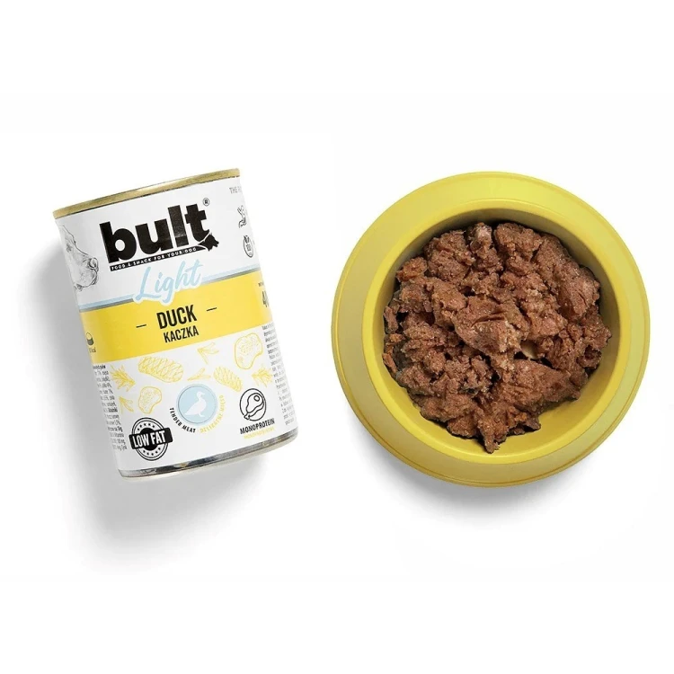 BULT LIGHT KACZKA pełnoporcjowa karma mokra dla psa puszka 400g