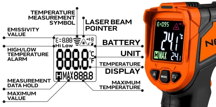 NEO tools 75-276 pirometr
