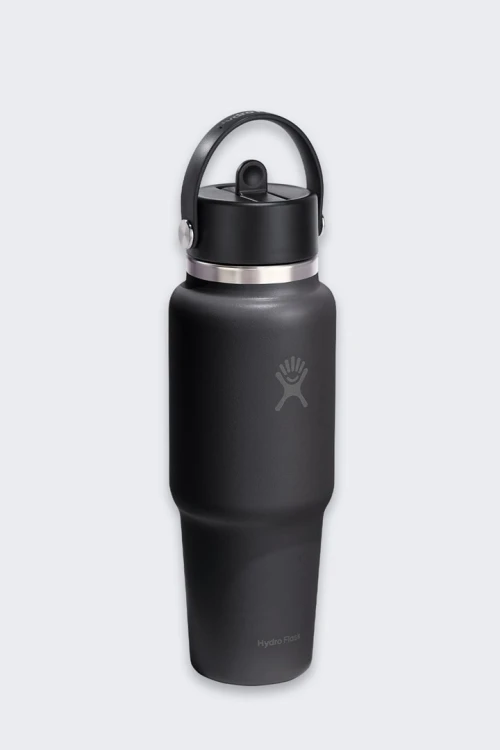 Butelka termiczna Hydro Flask 32 Oz Wide Flex Straw Travel Bottle (946 ml) - black