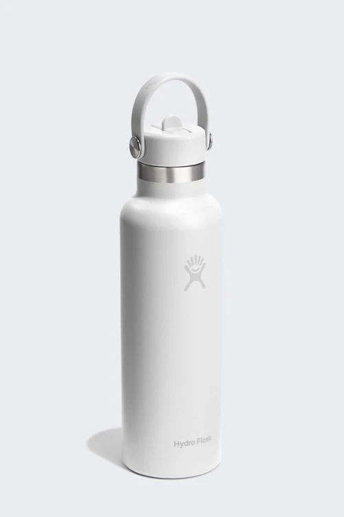 Butelka termiczna Hydro Flask 21 Oz Standard Flex Straw Cap (621 ml) - white/white