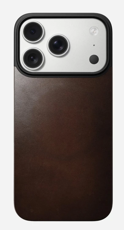 Nomad Mag Leather Back pokrowiec na telefon komórkowy 16 cm (6.3") Brązowy