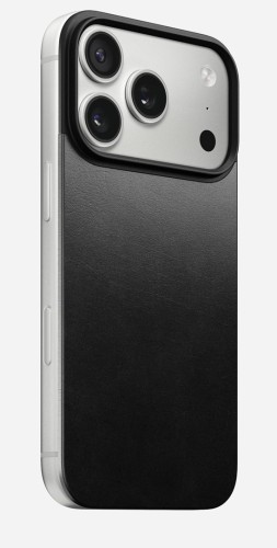 Nomad Mag Leather Back pokrowiec na telefon komórkowy 16 cm (6.3") Czarny