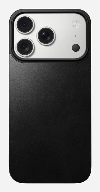 Nomad Mag Leather Back pokrowiec na telefon komórkowy 16 cm (6.3") Czarny