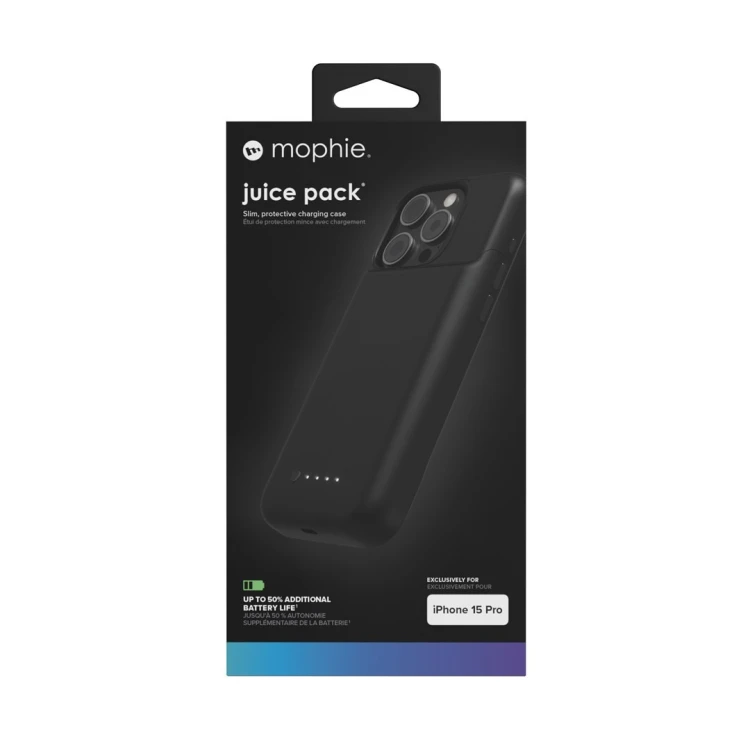 mophie Juice Pack pokrowiec na telefon komórkowy 15,5 cm (6.1") Czarny