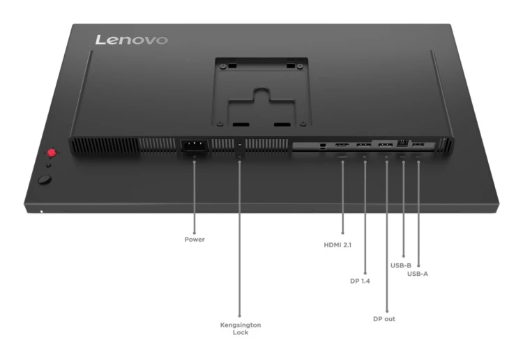 Lenovo ThinkVision P24Q-40 23.8"QHD 120Hz 300nits AG USB HDMI DP Raven Black