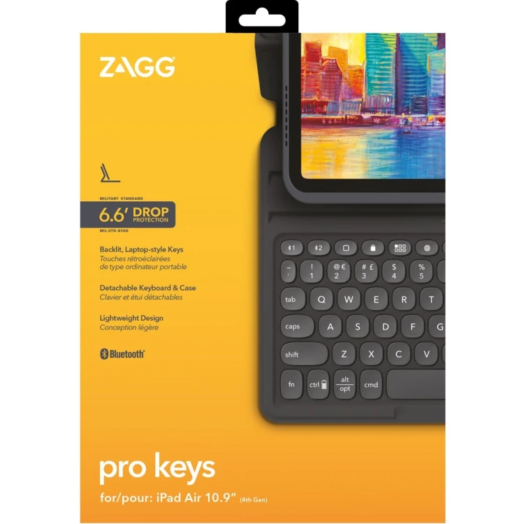 Obudowa z klawiaturą ZAGG do iPad Air 10.9" 4/5G i iPad Pro 11" M4 (2024)
