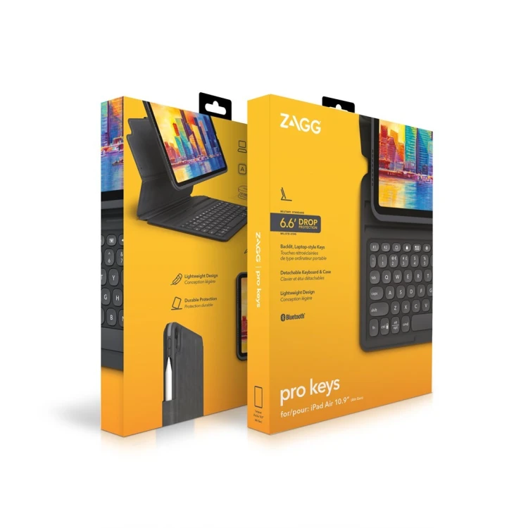 Obudowa z klawiaturą ZAGG do iPad Air 10.9" 4/5G i iPad Pro 11" M4 (2024)