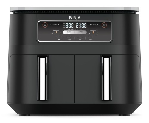 Ninja AF200EU frytkownica Podwójny 7,6 l Autonomiczny 2400 W Frytkownica na gorące powietrze Czarny