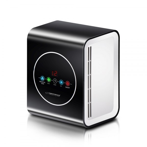 Esperanza EHP001 oczyszczacz powietrza 45 dB Czarny, Biały