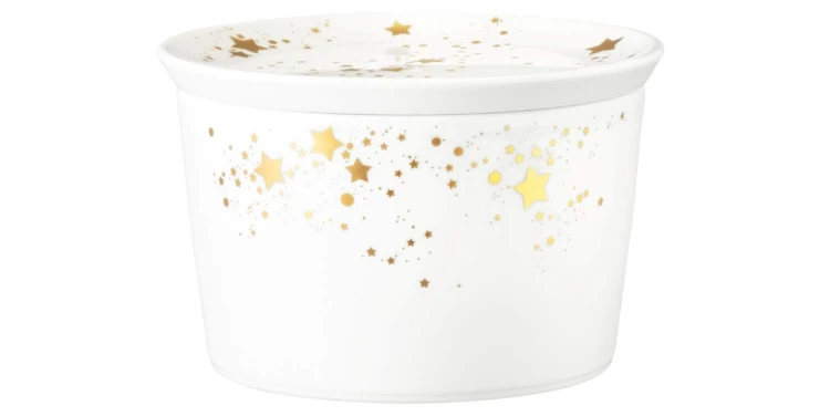 SELTMANN LIBERTY GOLDEN STARS Miska z pokr 14x9 cm