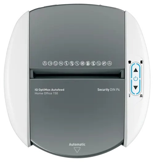 Niszczarka Leitz IQ Optimax AutoFeed 150, P4, 150 kartek, 15 l kosz