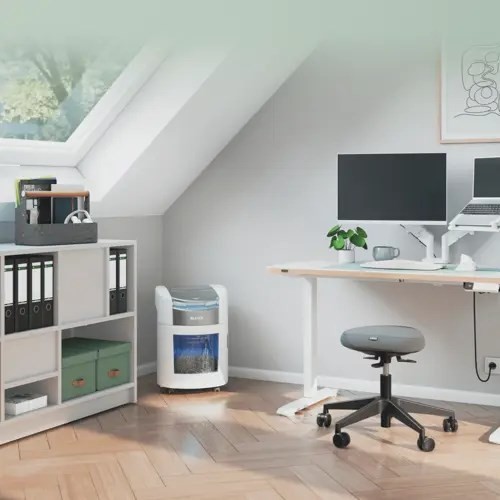 Niszczarka Leitz IQ Optimax AutoFeed 150, P5, 150 kartek, 15 l kosz