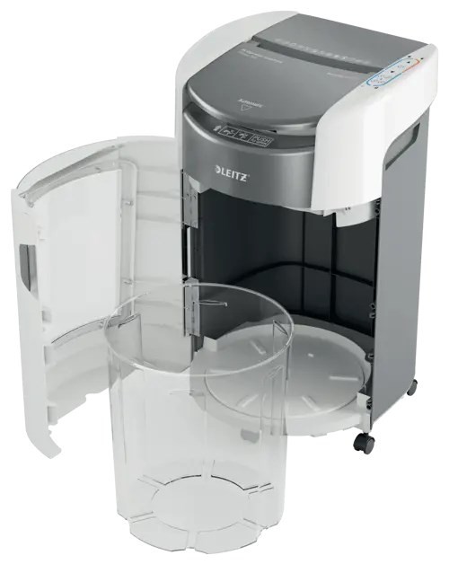 Niszczarka Leitz IQ Optimax AutoFeed 300, P5, 300 kartek, 25 l kosz