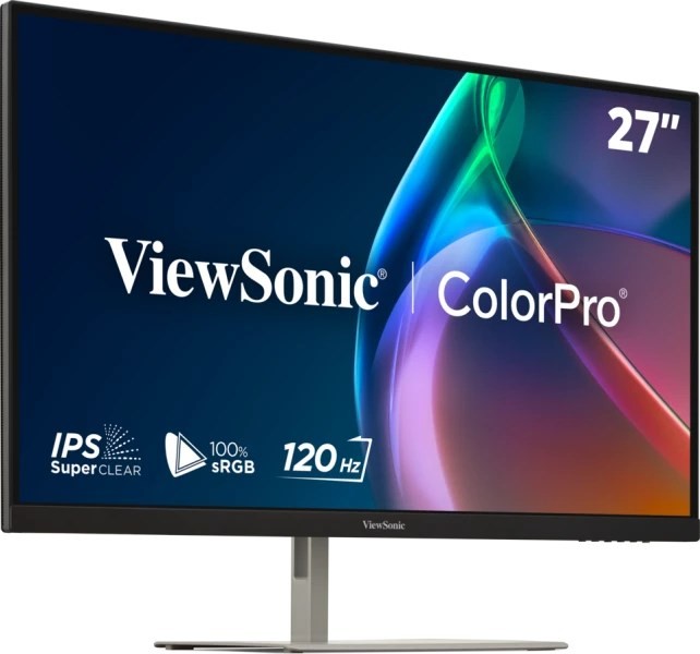Viewsonic VP Series VP2766-2K monitor komputerowy 68,6 cm (27") 2560 x 1440 px Quad HD LED Srebrny, Czarny