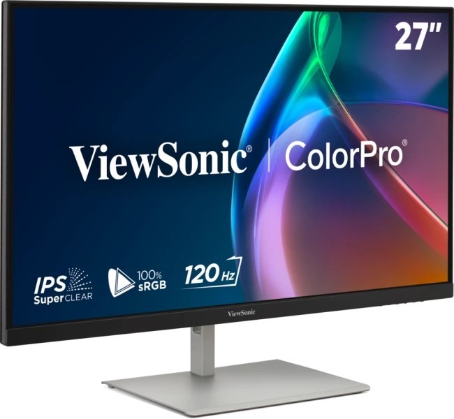 Viewsonic VP Series VP2766-2K monitor komputerowy 68,6 cm (27") 2560 x 1440 px Quad HD LED Srebrny, Czarny