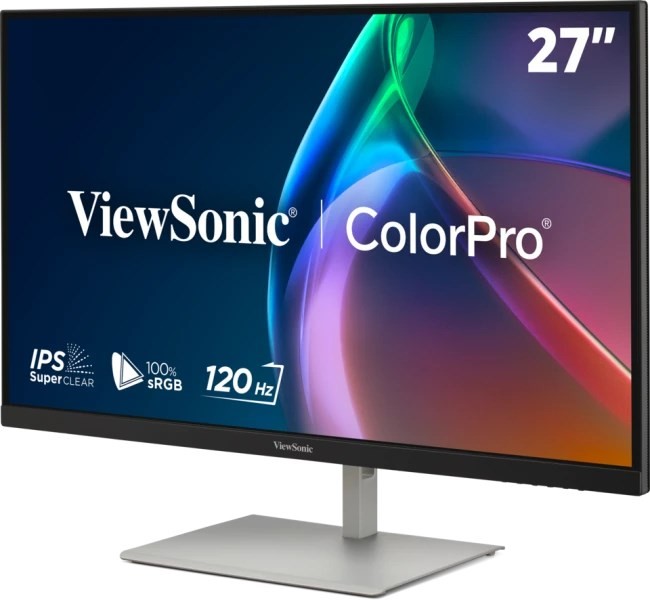 Viewsonic VP Series VP2766-2K monitor komputerowy 68,6 cm (27") 2560 x 1440 px Quad HD LED Srebrny, Czarny