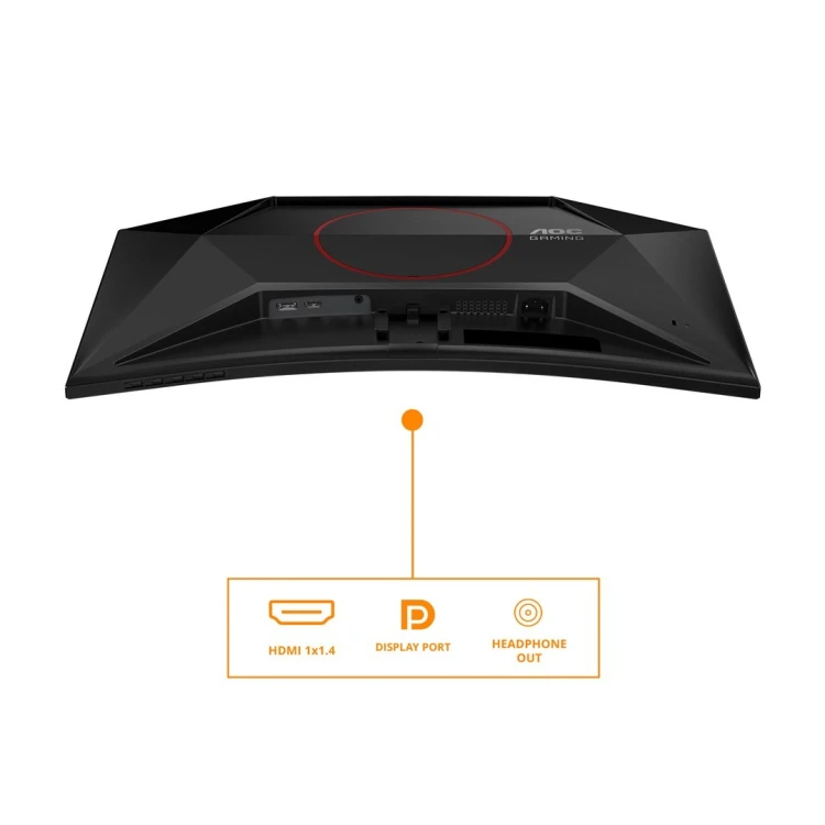 AOC G4 27" IPS FHD 180Hz monitor komputerowy 68,6 cm (27") 1920 x 1080 px Full HD LCD Czarny, Czerwony