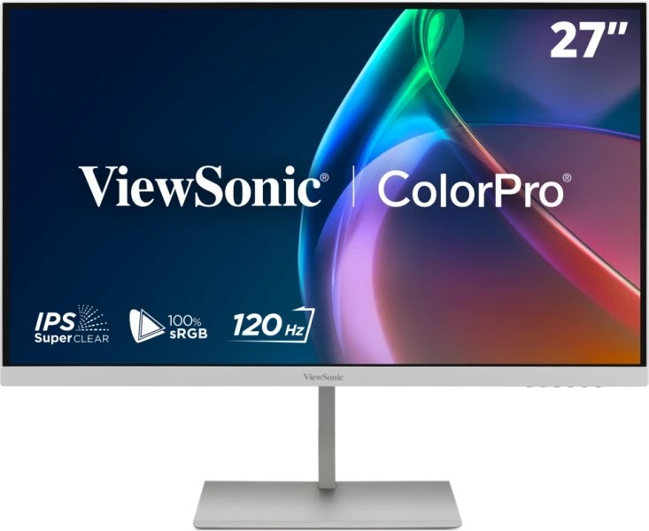 Viewsonic VP Series VP2766-2K-W monitor komputerowy 68,6 cm (27") 2560 x 1440 px Quad HD LED Biały, Srebrny