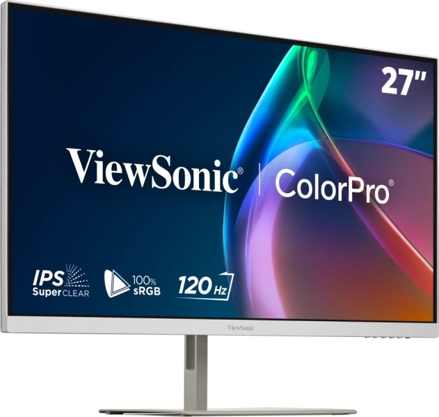Viewsonic VP Series VP2766-2K-W monitor komputerowy 68,6 cm (27") 2560 x 1440 px Quad HD LED Biały, Srebrny