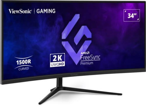 Viewsonic VX3418C-2K monitor komputerowy 86,4 cm (34") 3440 x 1440 px UltraWide Quad HD Czarny