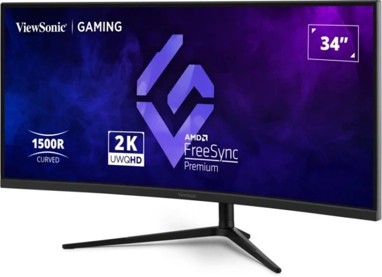 Viewsonic VX3418C-2K monitor komputerowy 86,4 cm (34") 3440 x 1440 px UltraWide Quad HD Czarny