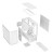 Obudowa ASUS PRIME AP304 TG ARGB WHITE