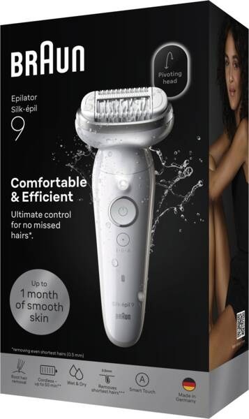Braun Silk-epil 9 Srebrny