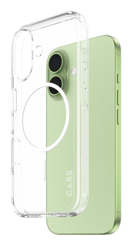 PanzerGlass CARE™ by ® Urban Explorer Case Transparent w. White MagSafe iPhone 17 pokrowiec na telefon komórkowy Przezroczysty