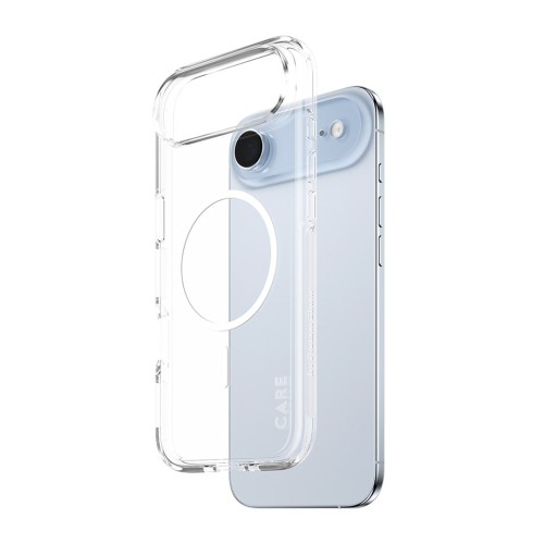 PanzerGlass CARE™ by ® Urban Explorer Case Transparent w. White MagSafe iPhone Air pokrowiec na telefon komórkowy Przezroczysty