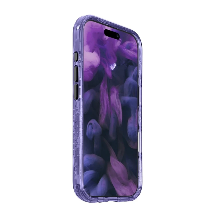 LAUT CRYSTAL MATTER pokrowiec na telefon komórkowy 16 cm (6.3") Fioletowy, Przezroczysty