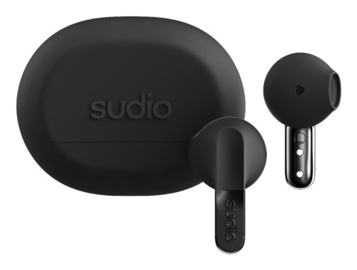 Sudio N3BLK słuchawki/zestaw słuchawkowy Bezprzewodowy Douszny Połączenia/muzyka Bluetooth Czarny