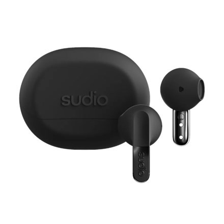 Sudio N3BLK słuchawki/zestaw słuchawkowy Bezprzewodowy Douszny Połączenia/muzyka Bluetooth Czarny