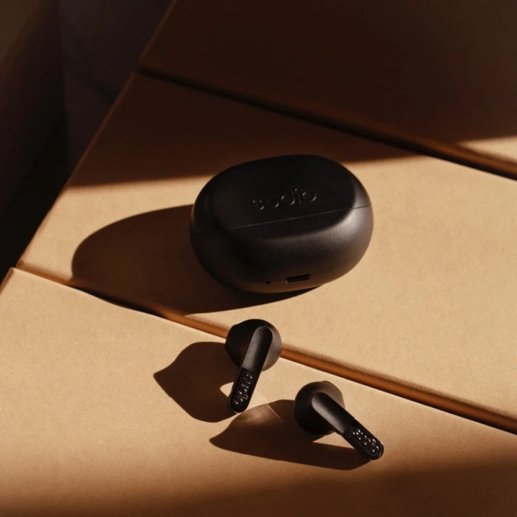Sudio N3BLK słuchawki/zestaw słuchawkowy Bezprzewodowy Douszny Połączenia/muzyka Bluetooth Czarny