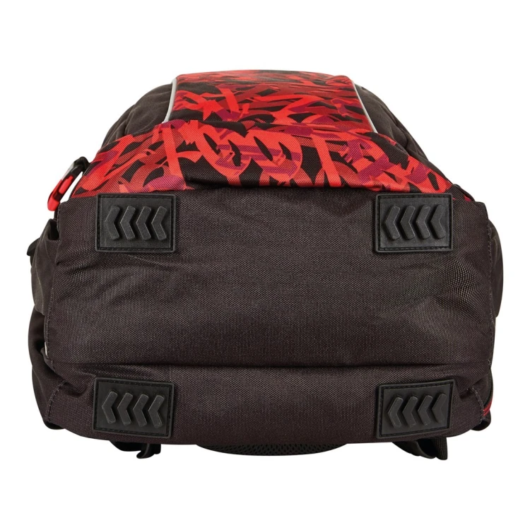Herlitz Ultimate Graffiti plecak Plecak sportowy Czarny, Czerwony Poliester