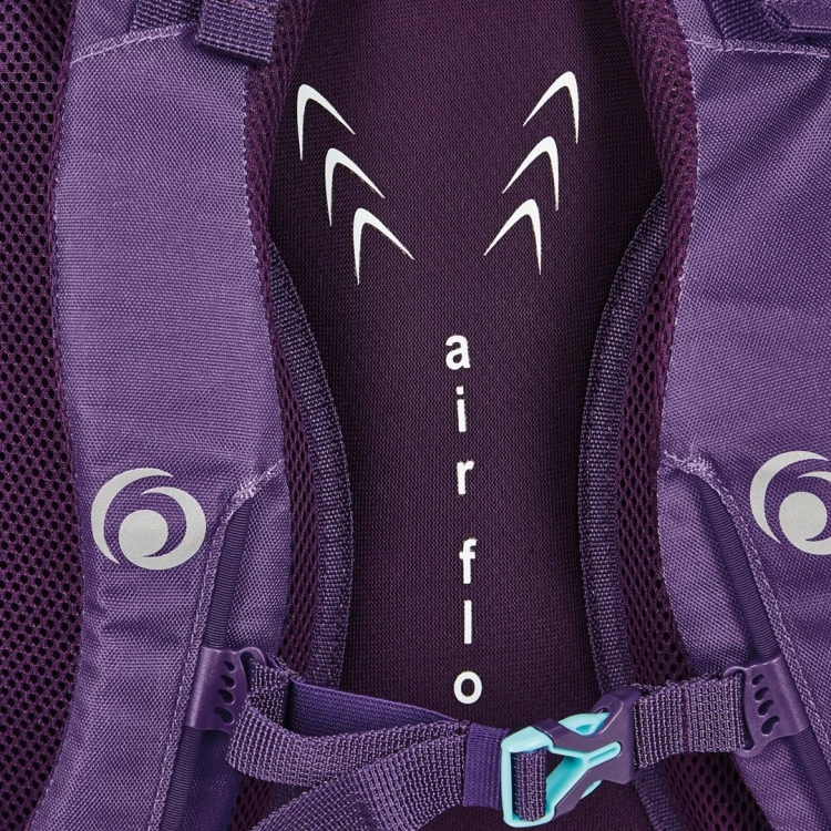 Herlitz Ultimate CamoPurple plecak Plecak szkolny Niebieski, Fioletowy Poliester