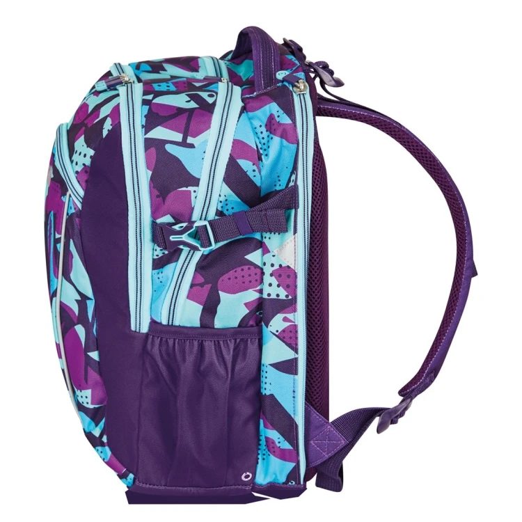 Herlitz Ultimate CamoPurple plecak Plecak szkolny Niebieski, Fioletowy Poliester