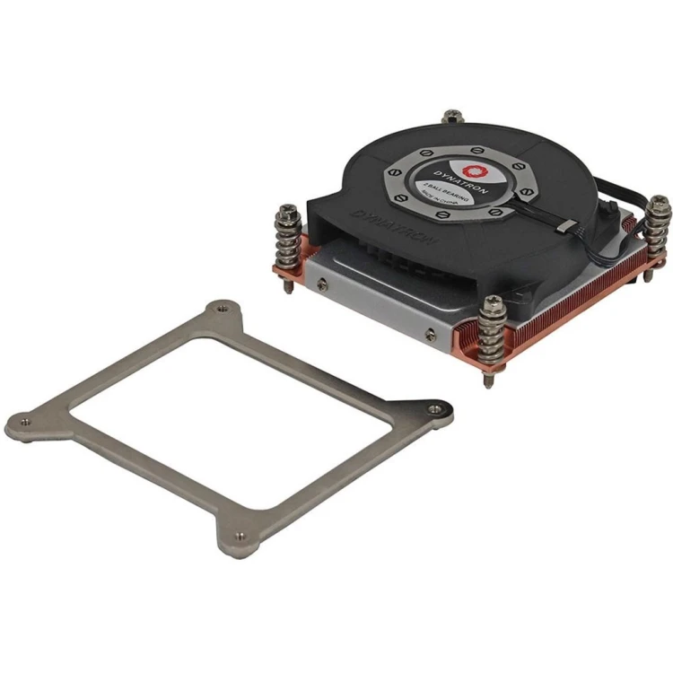 Inter-Tech Q-3 Procesor Radiator 8 cm Czarny, Srebrny 1 szt.