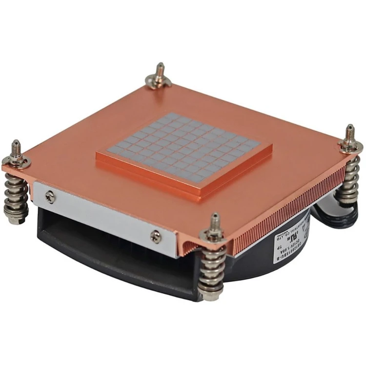 Inter-Tech Q-3 Procesor Radiator 8 cm Czarny, Srebrny 1 szt.