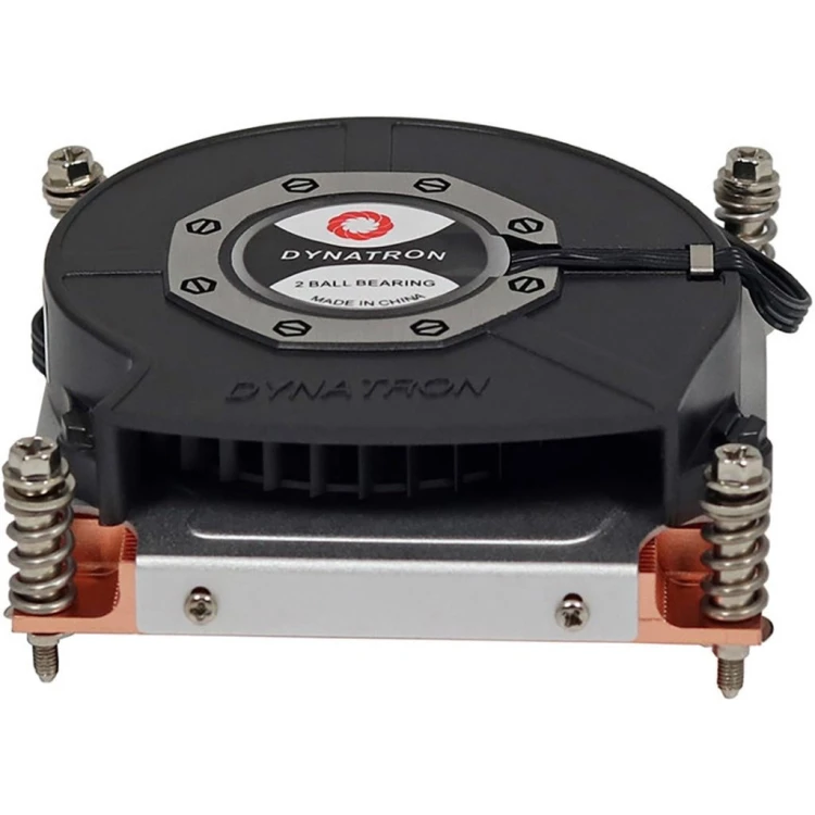 Inter-Tech Q-3 Procesor Radiator 8 cm Czarny, Srebrny 1 szt.
