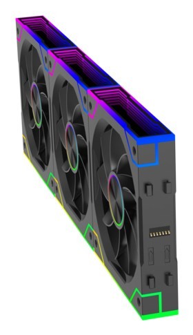 Xilence Gaming Series XPF360R.ARGB Obudowa komputera Wentylator 12 cm Czarny 3 szt.