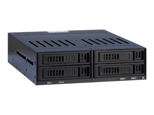 Inter-Tech Wechselrahmen 4x2,5" X-3531 fĂĽr 1x5,25"Einschub
