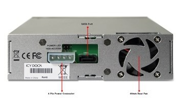 Icy Dock 3.5" SATA Enclosure Czarny